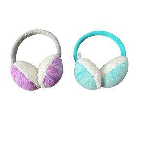 Gertex Purple Blue Winter Cold Weather Snow Fall Ear Muffs Headwear Accessories